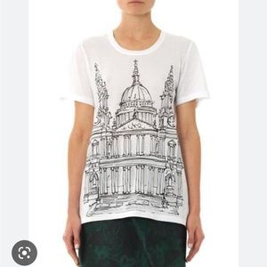 Burberry Prorsum St Paul's Cathedral Printed T-Shirt